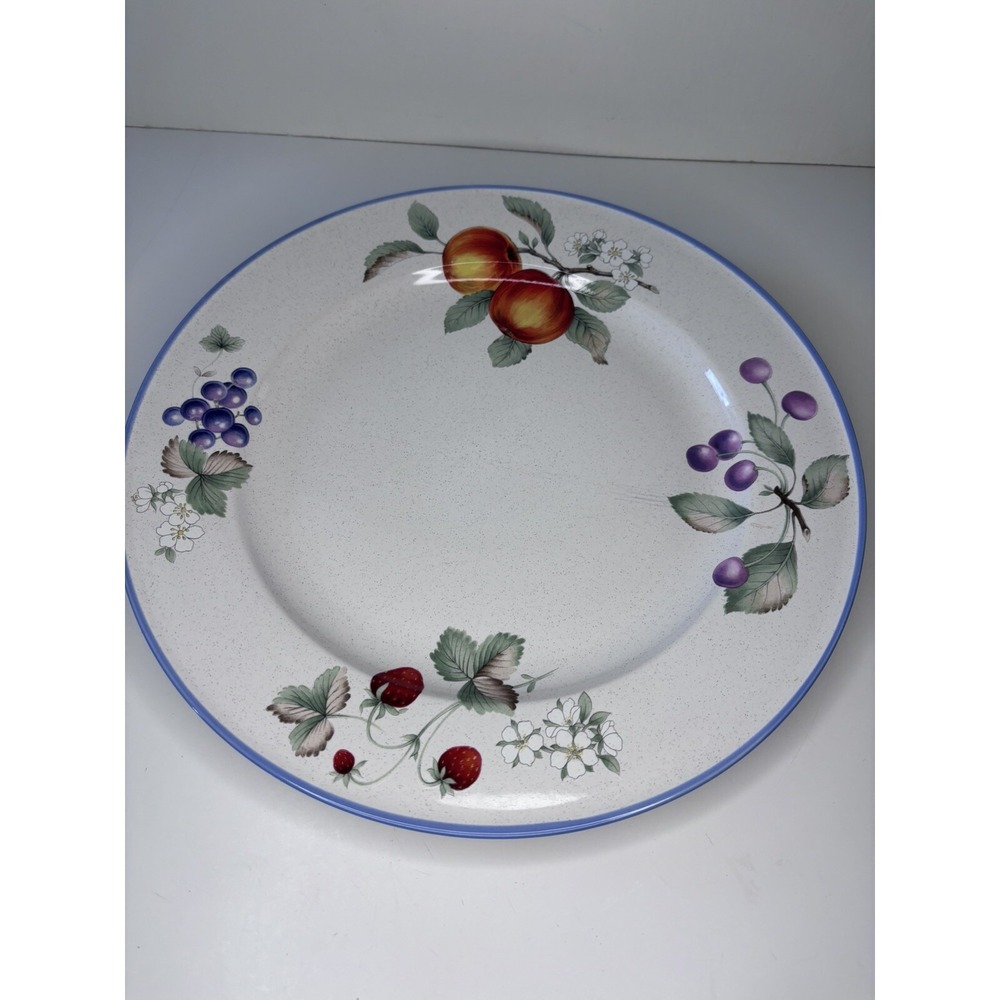 SAVOIR VIVRE Luscious FRUITS Serving Plate 12" Charger JJ 017